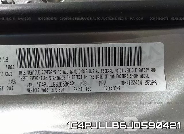 1C4PJLLB6JD590421 фото 10