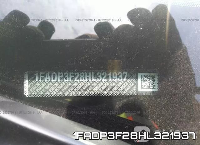 1FADP3F28HL321937 фото 10