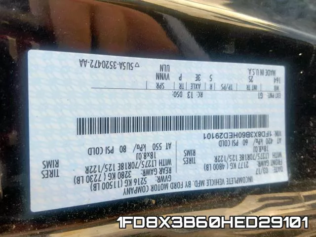 1FD8X3B60HED29101 фото 2