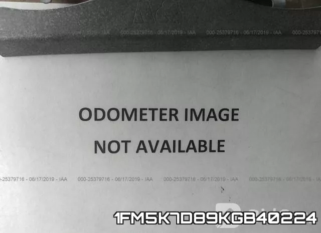 1FM5K7D89KGB40224 фото 8