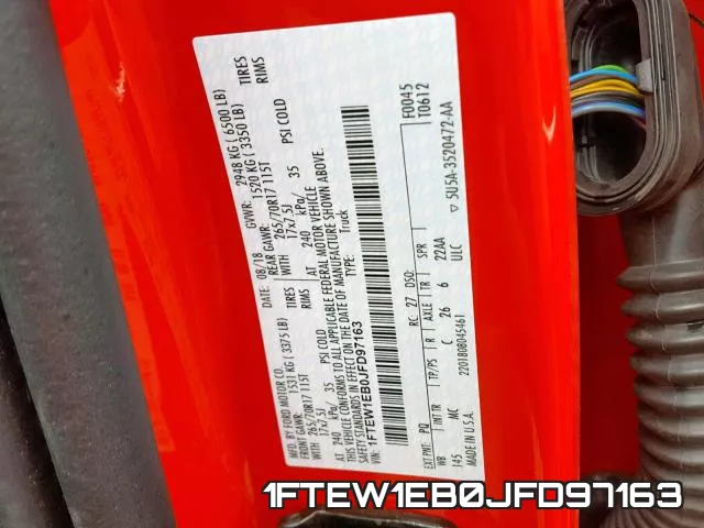 1FTEW1EB0JFD97163 фото 2
