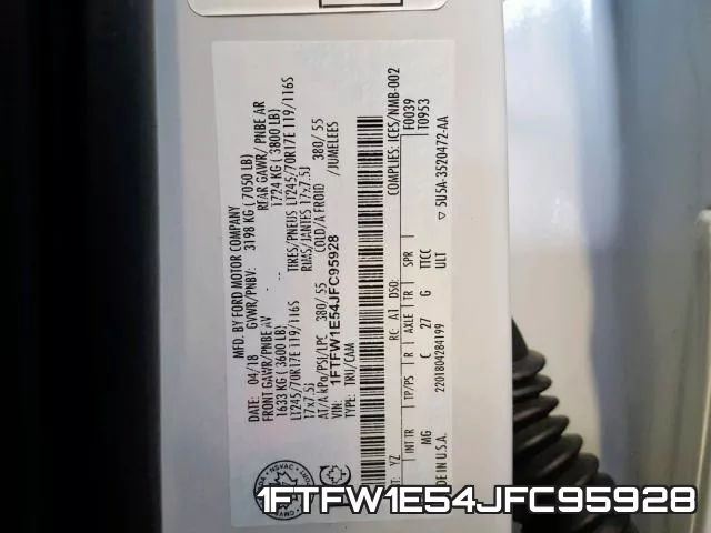 1FTFW1E54JFC95928 фото 2