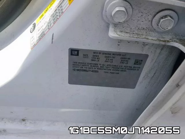 1G1BC5SM0J7142055 фото 2