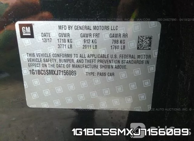 1G1BC5SMXJ7156089 фото 10