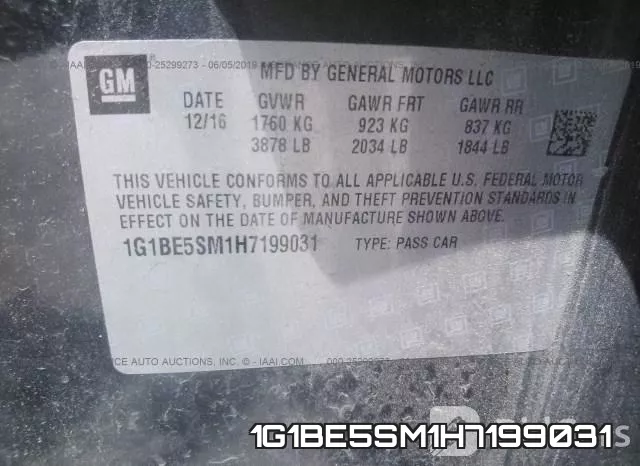 1G1BE5SM1H7199031 фото 10