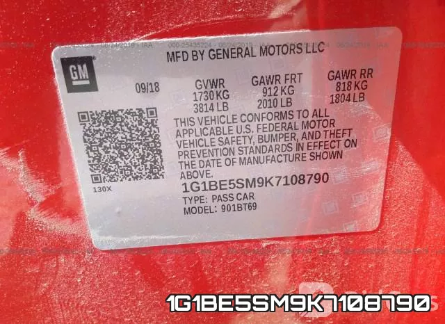 1G1BE5SM9K7108790 фото 10