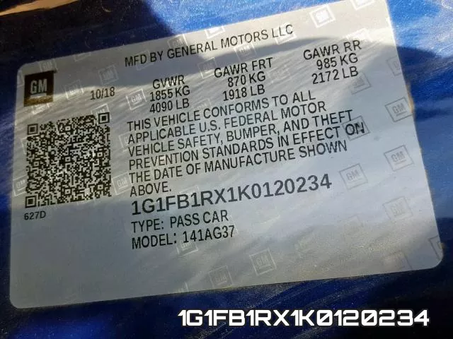 1G1FB1RX1K0120234 фото 2