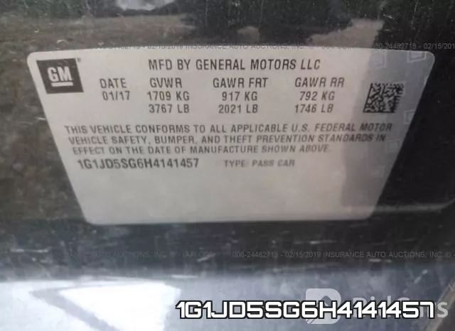 1G1JD5SG6H4141457 фото 10