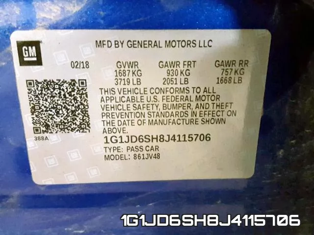 1G1JD6SH8J4115706 фото 2