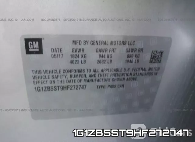 1G1ZB5ST9HF272747 фото 10