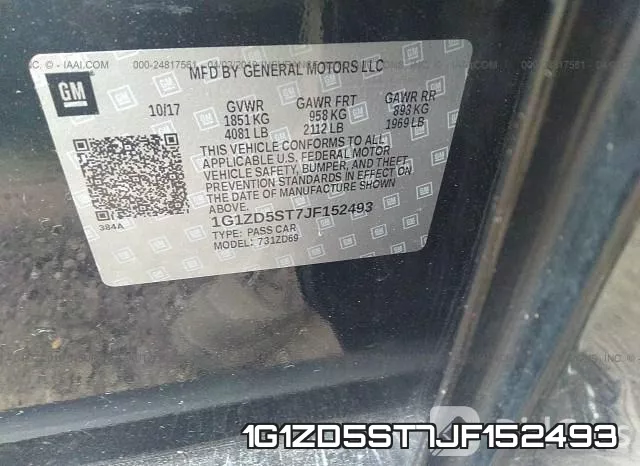 1G1ZD5ST7JF152493 фото 10