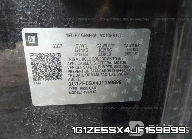 1G1ZE5SX4JF159899 фото 10
