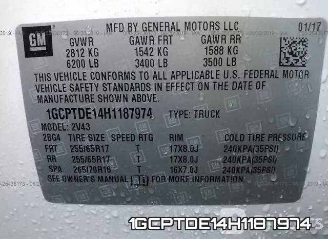 1GCPTDE14H1187974 фото 10