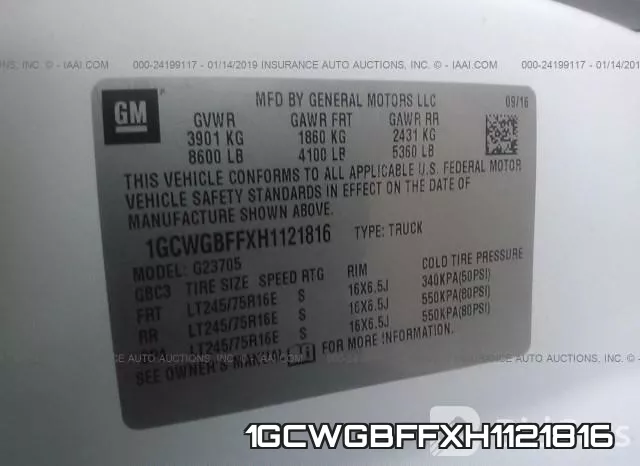1GCWGBFFXH1121816 фото 10