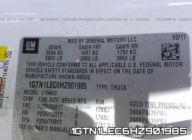 1GTN1LEC6HZ901985 фото 10