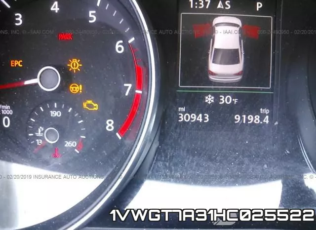 1VWGT7A31HC025522 фото 8