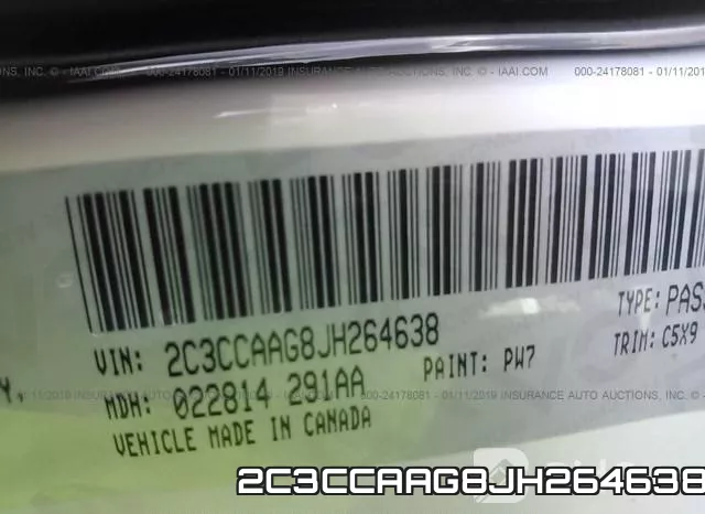 2C3CCAAG8JH264638 фото 10