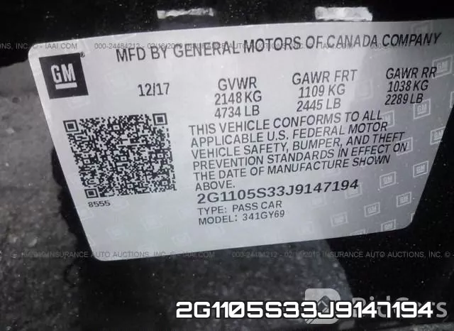 2G1105S33J9147194 фото 10
