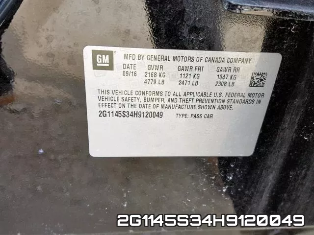 2G1145S34H9120049 фото 2