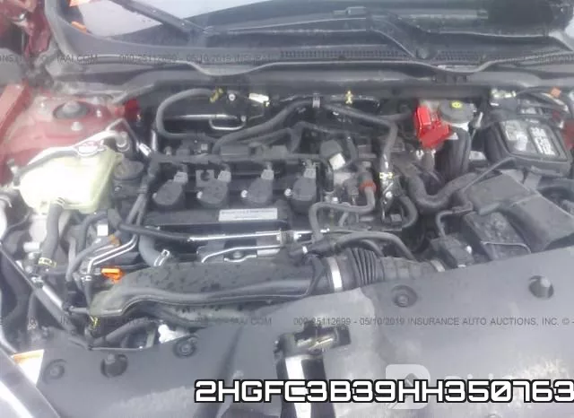 2HGFC3B39HH350763 фото 2
