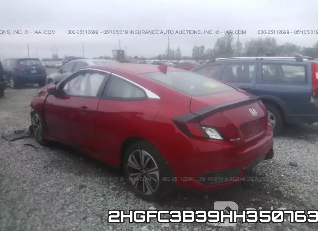 2HGFC3B39HH350763 фото 4