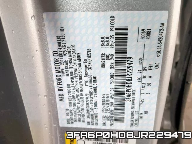 3FA6P0HD8JR229479 фото 2