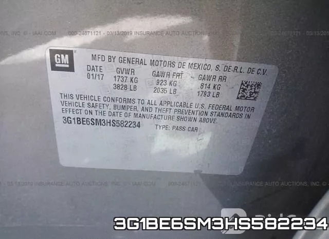 3G1BE6SM3HS582234 фото 10