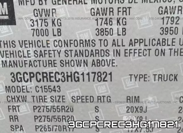 3GCPCREC3HG117821 фото 10