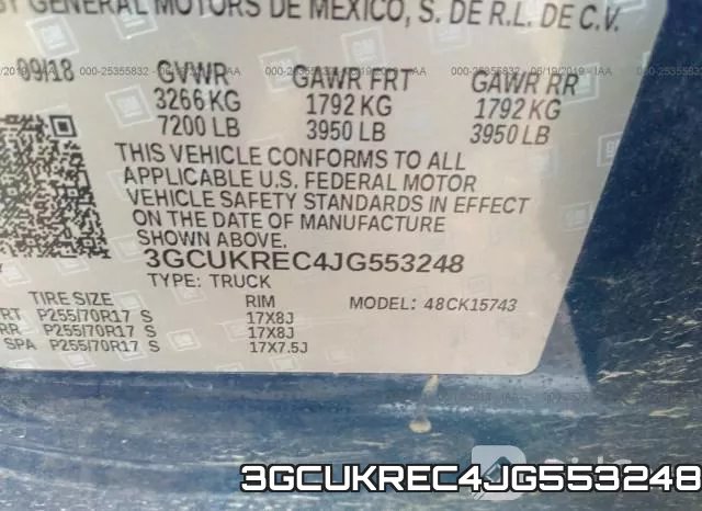 3GCUKREC4JG553248 фото 10