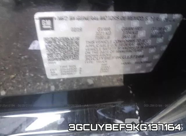 3GCUYBEF9KG137164 фото 10