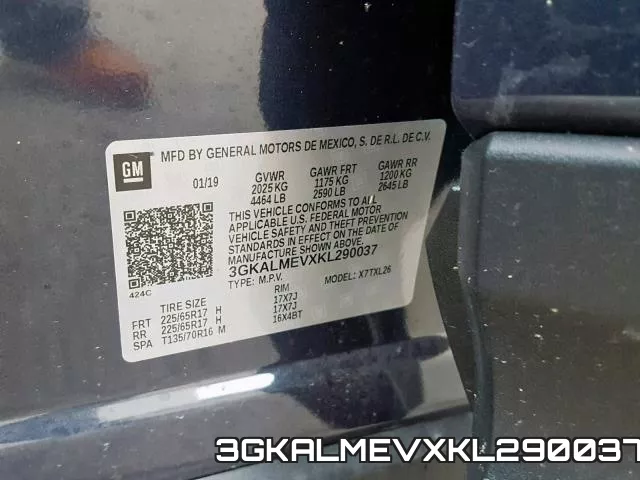 3GKALMEVXKL290037 фото 2