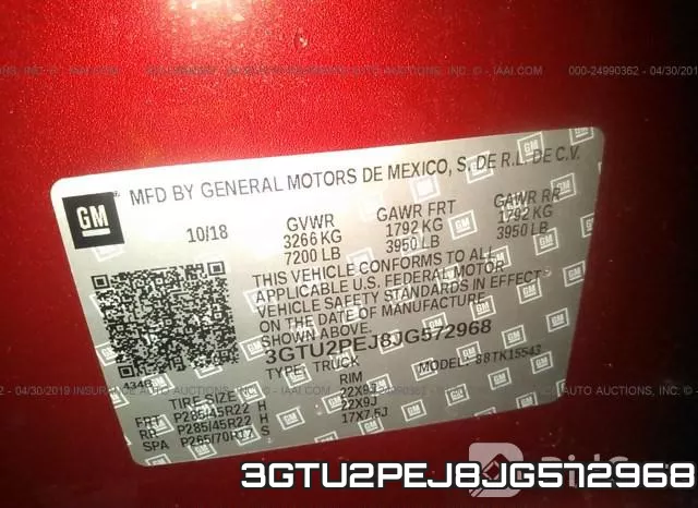3GTU2PEJ8JG572968 фото 10