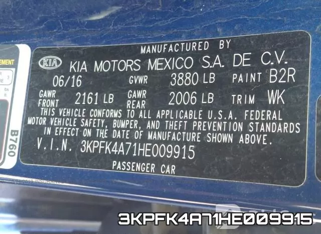 3KPFK4A71HE009915 фото 10