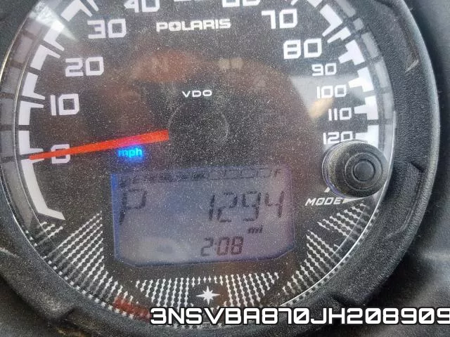 3NSVBA870JH208909 фото 9