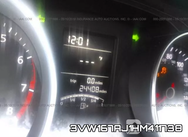 3VW167AJ1HM411738 фото 8