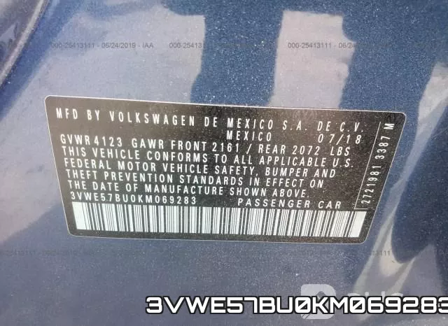 3VWE57BU0KM069283 фото 10