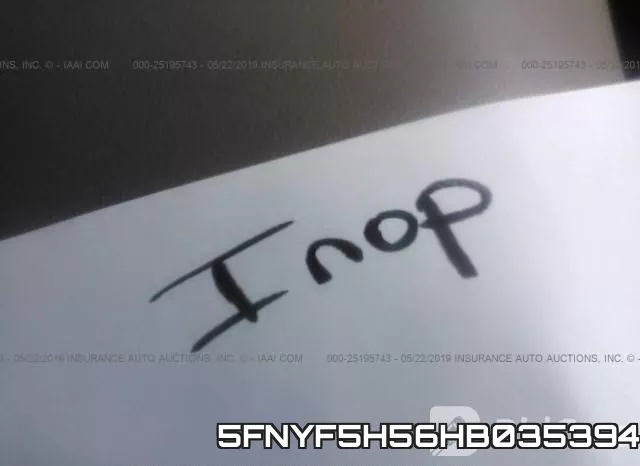 5FNYF5H56HB035394 фото 8