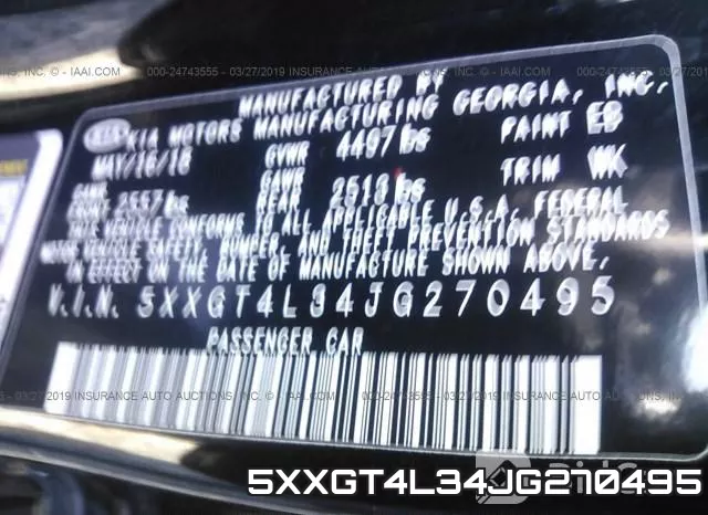 5XXGT4L34JG270495 фото 10