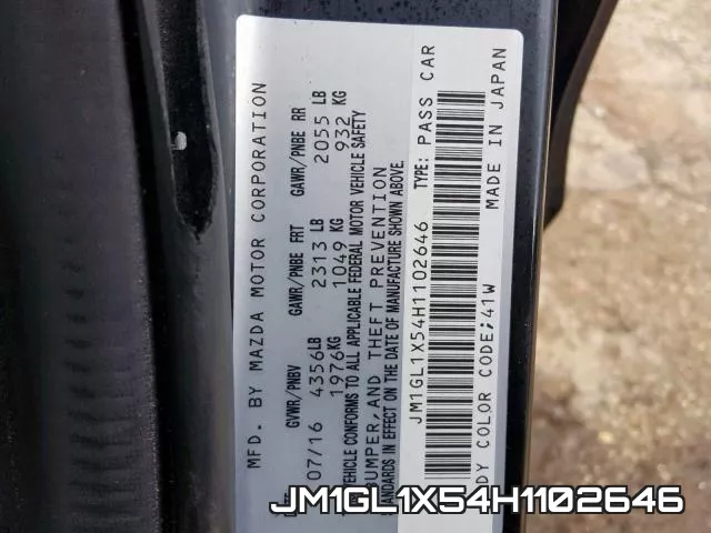 JM1GL1X54H1102646 фото 2