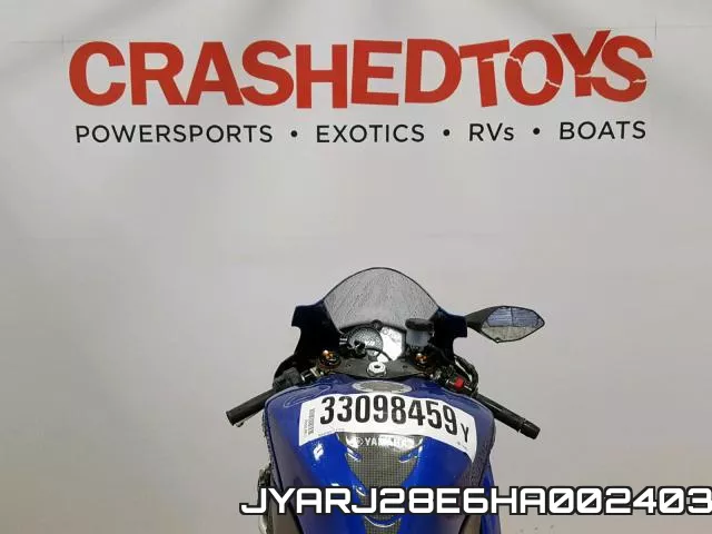 JYARJ28E6HA002403 фото 9