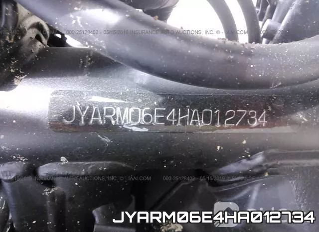 JYARM06E4HA012734 фото 2
