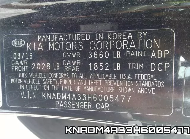 KNADM4A33H6005477 фото 10