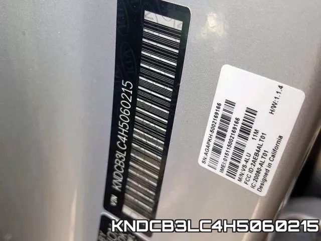 KNDCB3LC4H5060215 фото 2
