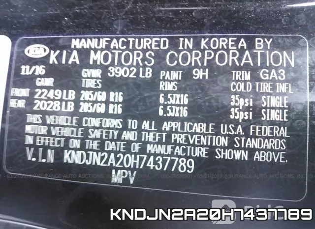 KNDJN2A20H7437789 фото 10