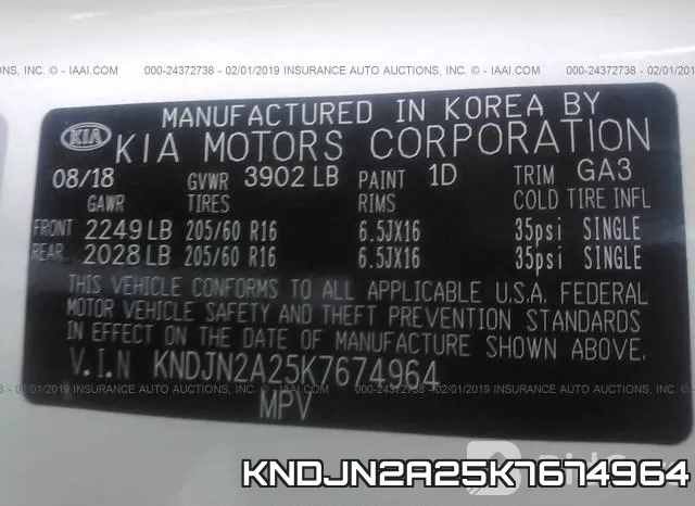KNDJN2A25K7674964 фото 10