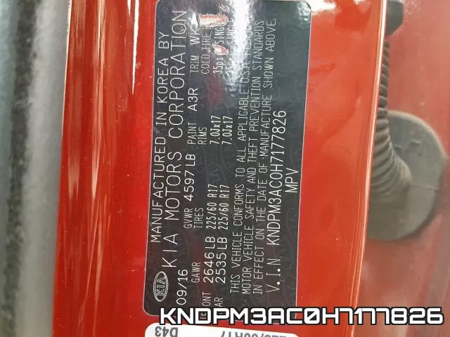 KNDPM3AC0H7177826 фото 2