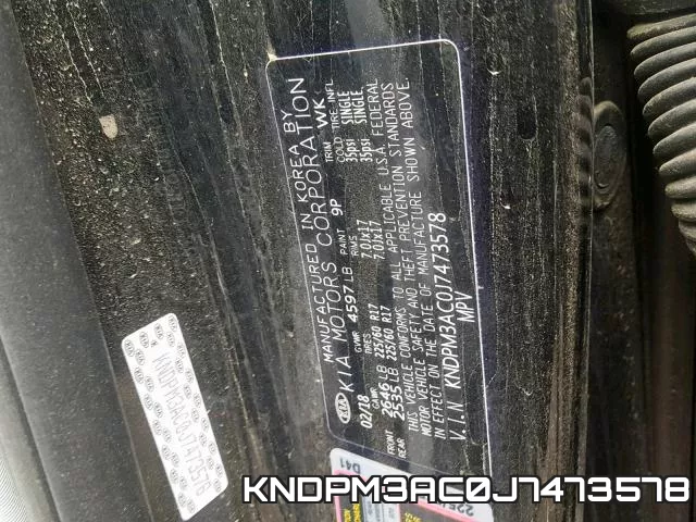 KNDPM3AC0J7473578 фото 2