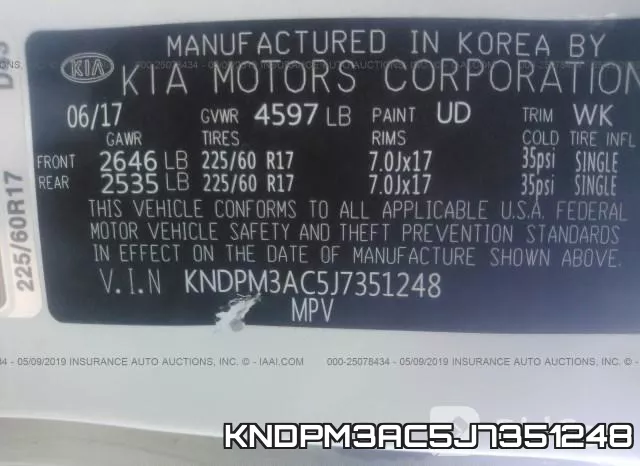 KNDPM3AC5J7351248 фото 10