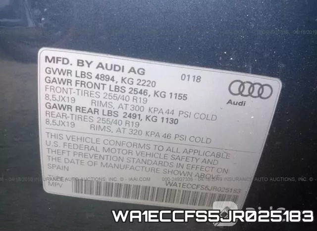 WA1ECCFS5JR025183 фото 10