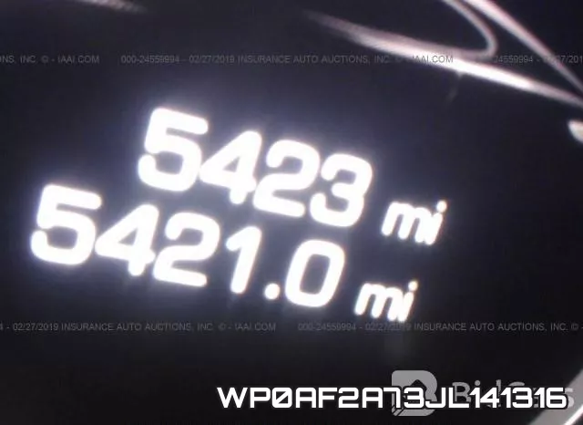 WP0AF2A73JL141316 фото 8